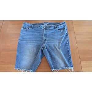 Old Navy Women's Rockstar Super Skinny Jeans Cutoff Into Shorts READ Description